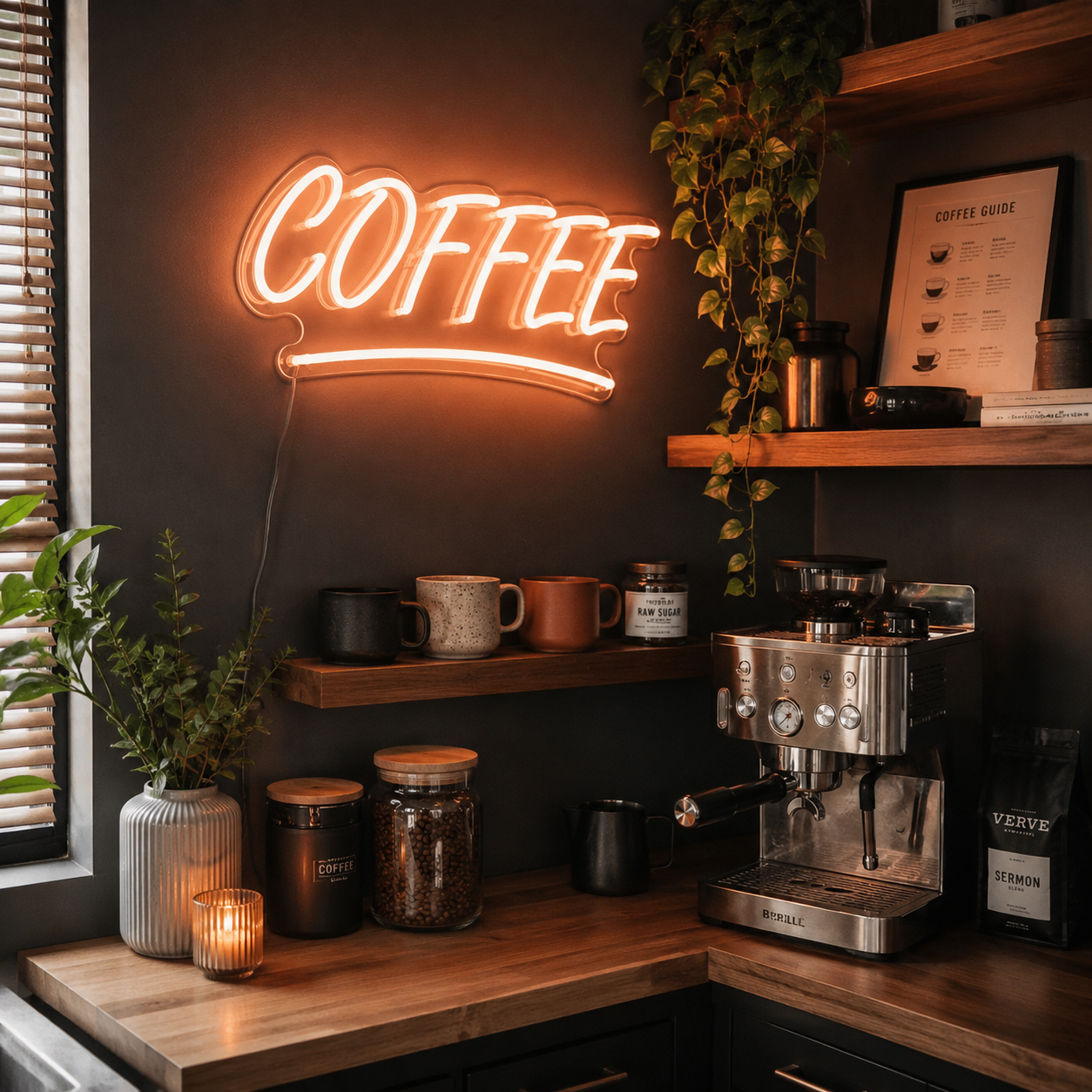 Coffee LED Neon Sign Wall Art - 02 High-Converting Product Image