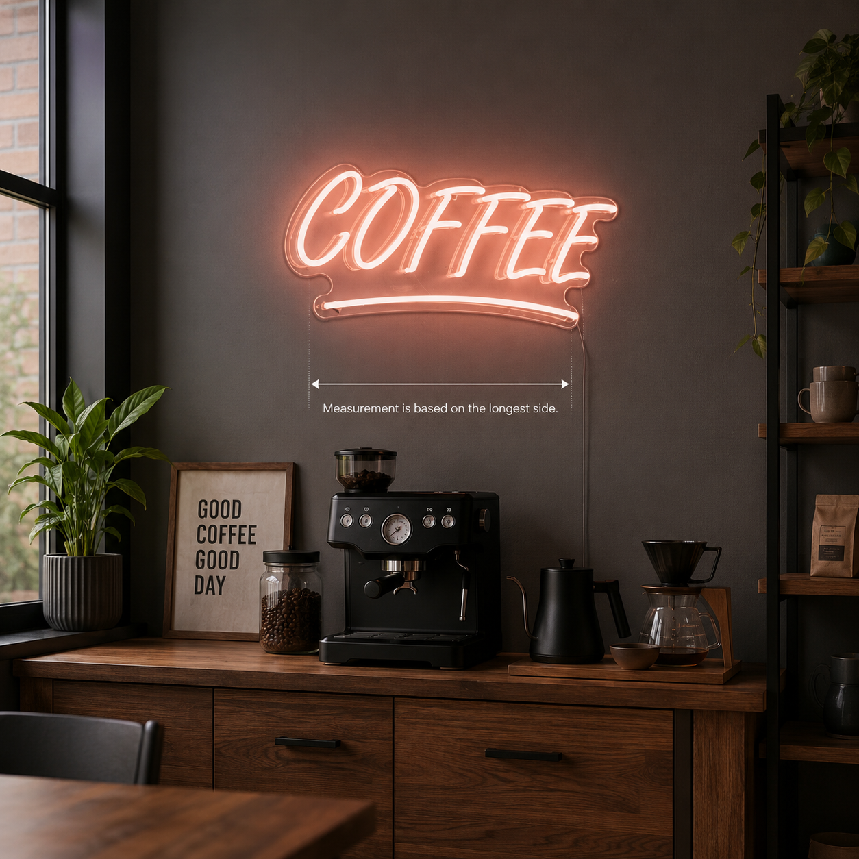 Coffee LED Neon Sign Wall Art - 04 Size Image