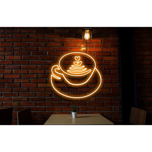 Coffee Led Sign Business Neon Signs Wall Art Decor