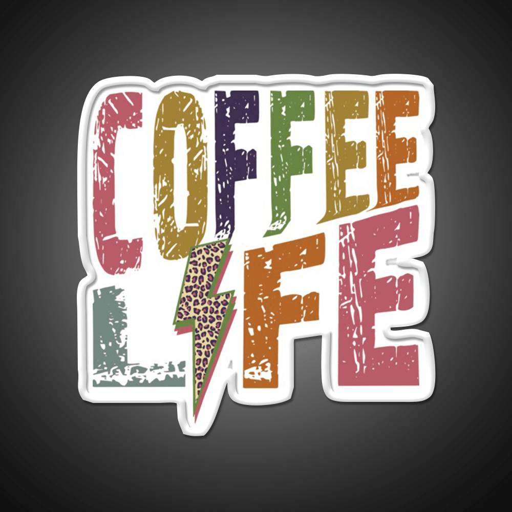 Coffee Life Cafe Led Neon Sign Espresso Bar Art Rgb Color - Shineneon