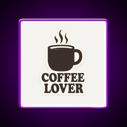 Coffee Lover Bold Minimalist Mug Cafe Led Neon Sign Espresso Bar Art Rgb Color - Shineneon