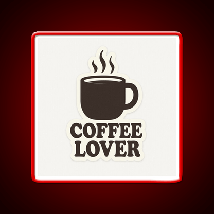 Coffee Lover Bold Minimalist Mug Cafe Led Neon Sign Espresso Bar Art Rgb Color - Shineneon