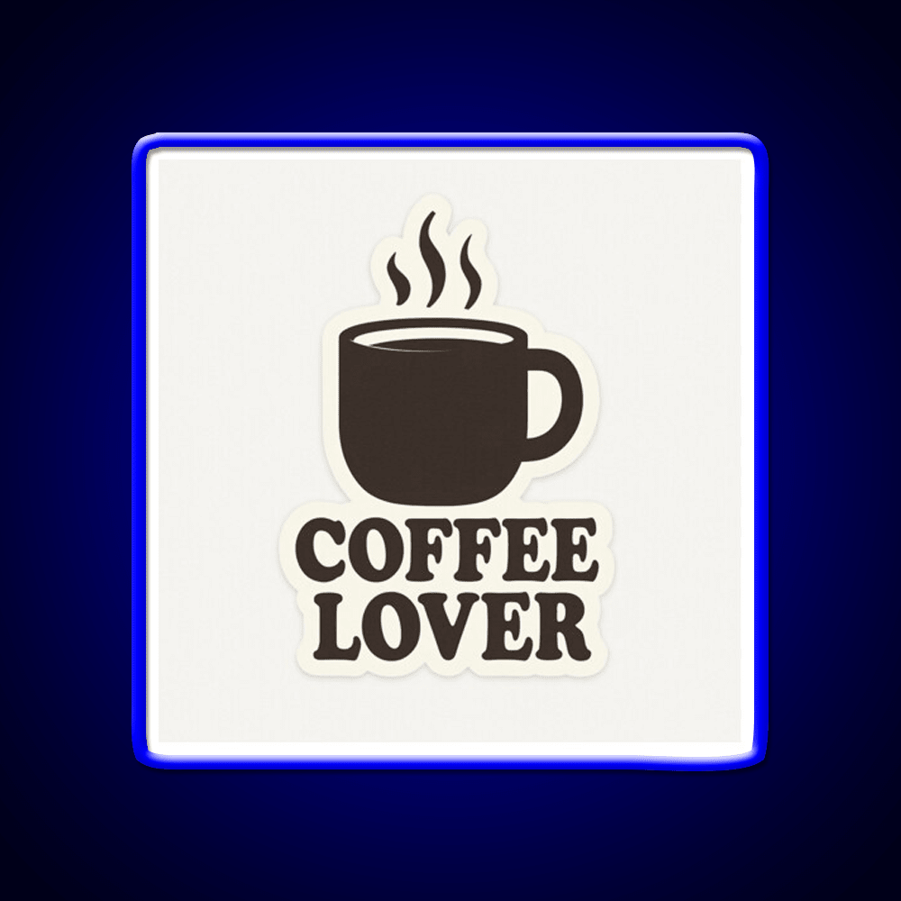 Coffee Lover Bold Minimalist Mug Cafe Led Neon Sign Espresso Bar Art Rgb Color - Shineneon