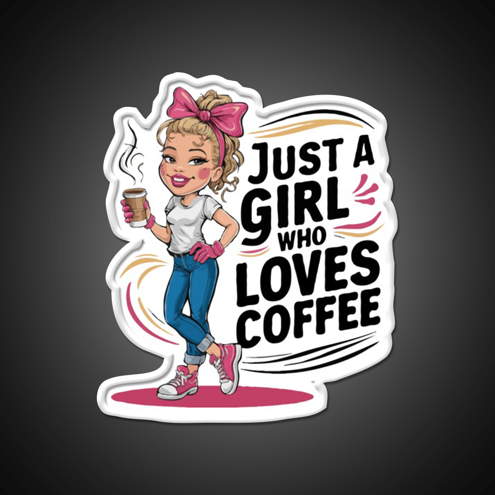 Coffee Lover Girl Vibes Cafe Led Neon Sign Espresso Bar Art Rgb Color - Shineneon