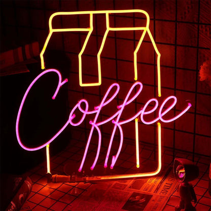 Coffee Milk Carton Neon Sign | Shineneon