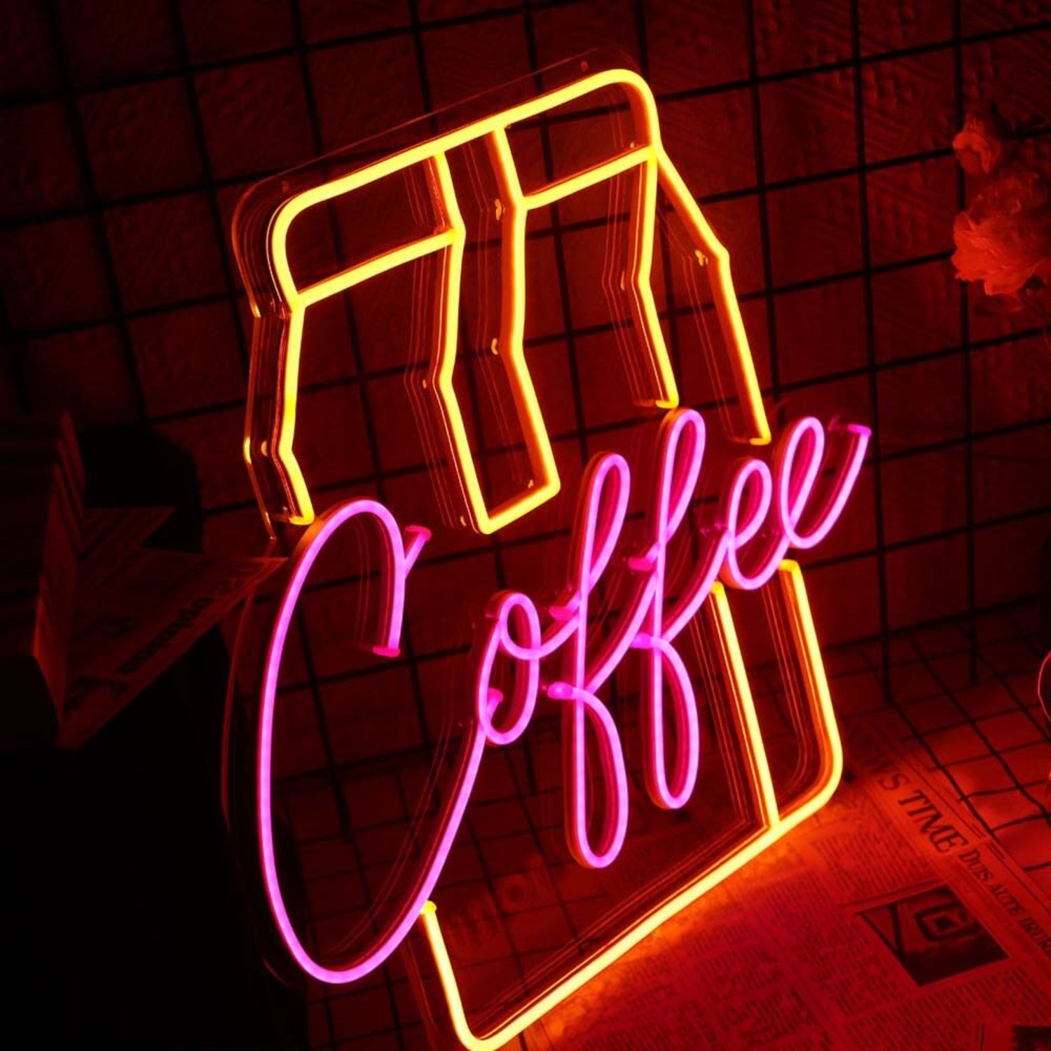 Coffee Milk Carton Neon Sign | Shineneon