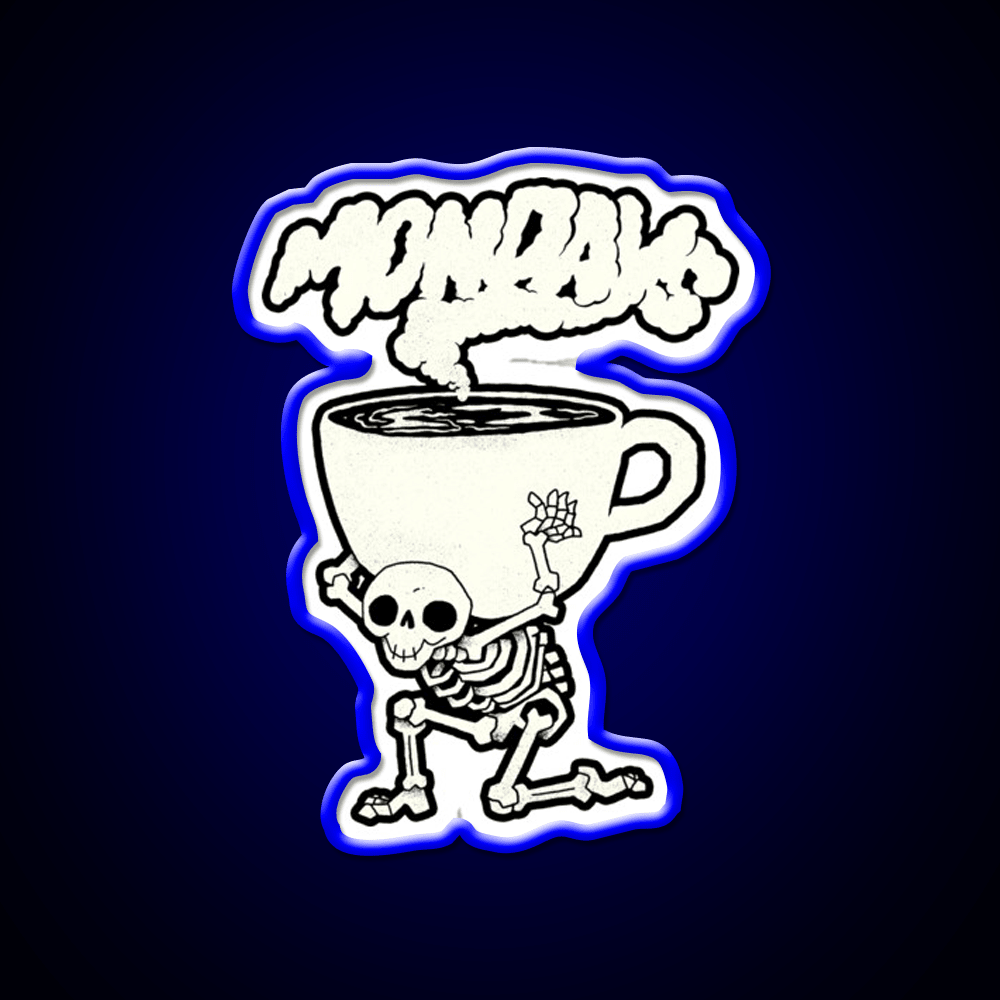 Coffee Monday Cafe Led Neon Sign Espresso Bar Art Rgb Color - Shineneon