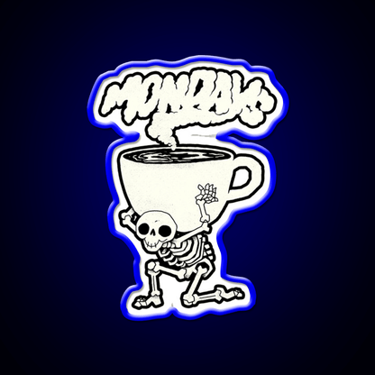 Coffee Monday Cafe Led Neon Sign Espresso Bar Art Rgb Color - Shineneon