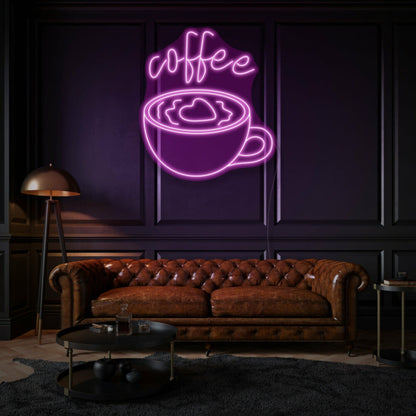 Coffee Mug Neon Essential Morning Ritual | Shineneon