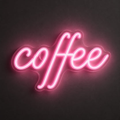 Coffee LED Neon Sign - product hero