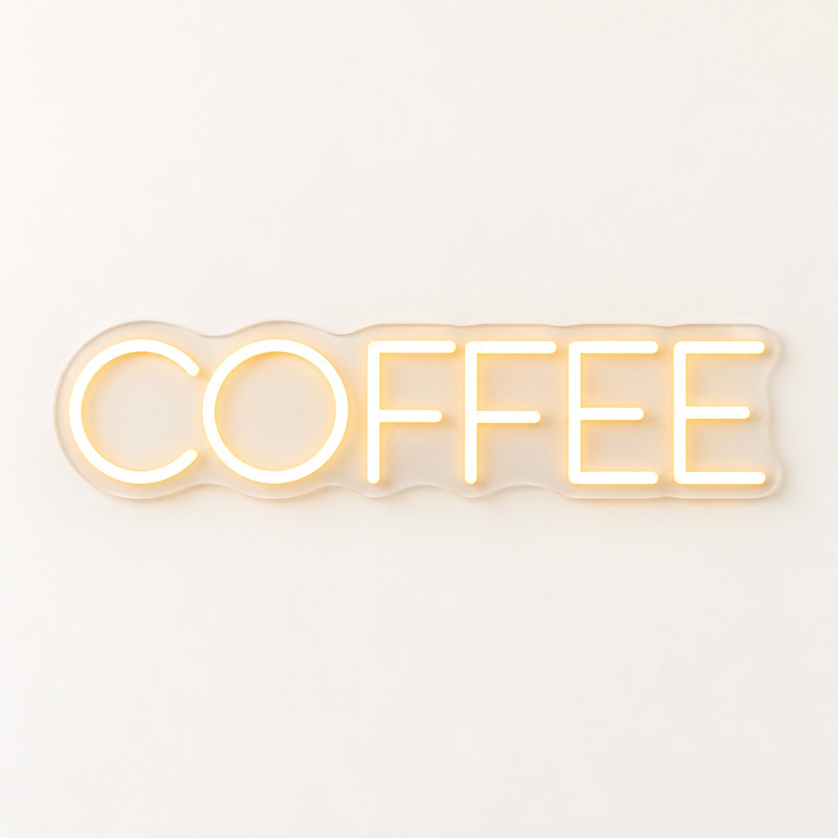Coffee LED Neon Sign - natural light view