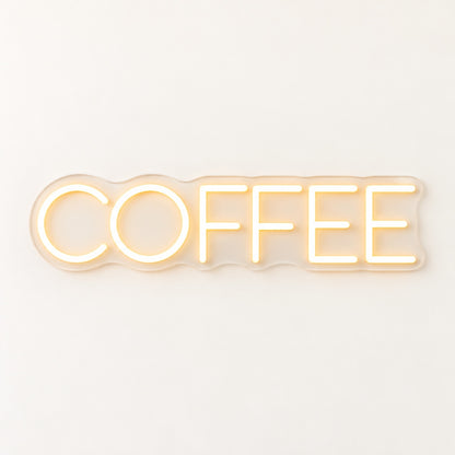 Coffee LED Neon Sign - natural light view