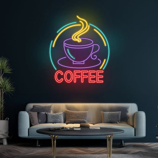 Coffee Open Led Sign