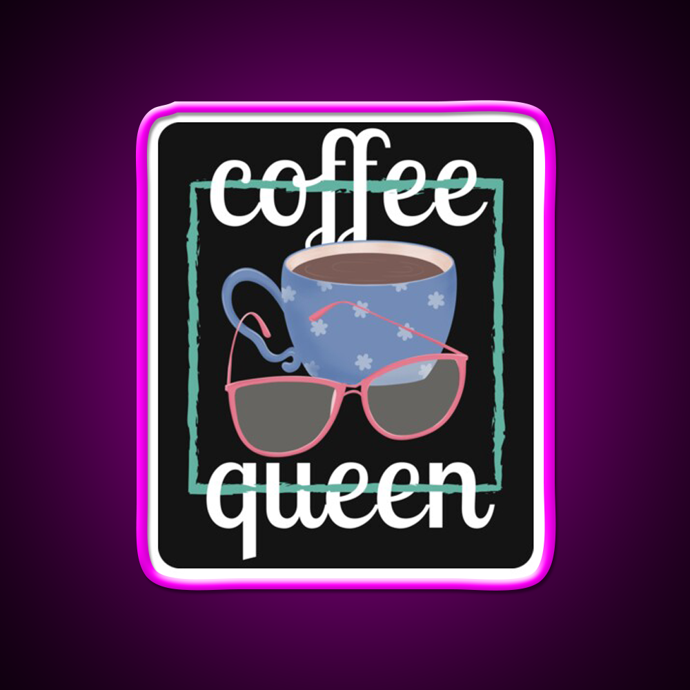Coffee Queen For Coffee Lovers Cafe Led Neon Sign Espresso Bar Art Rgb Color