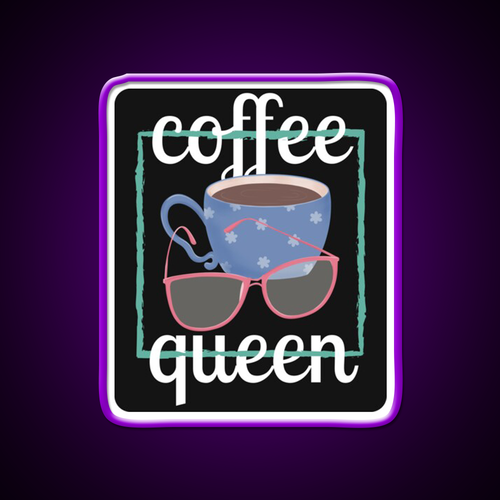 Coffee Queen For Coffee Lovers Cafe Led Neon Sign Espresso Bar Art Rgb Color