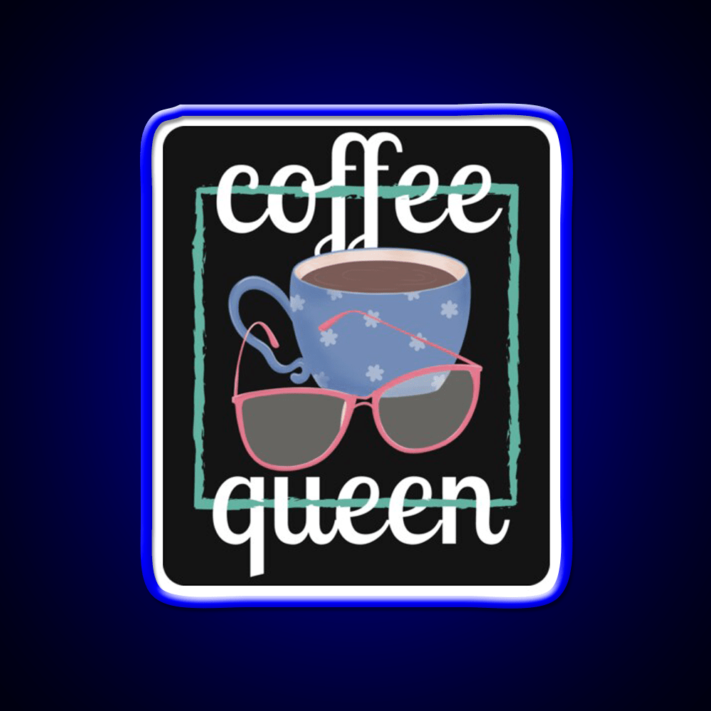 Coffee Queen For Coffee Lovers Cafe Led Neon Sign Espresso Bar Art Rgb Color - Shineneon