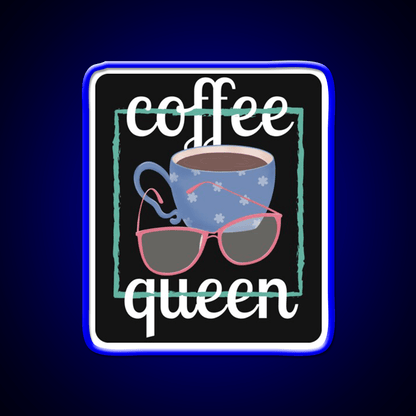 Coffee Queen For Coffee Lovers Cafe Led Neon Sign Espresso Bar Art Rgb Color - Shineneon