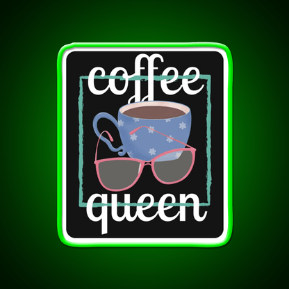 Coffee Queen For Coffee Lovers Cafe Led Neon Sign Espresso Bar Art Rgb Color - Shineneon