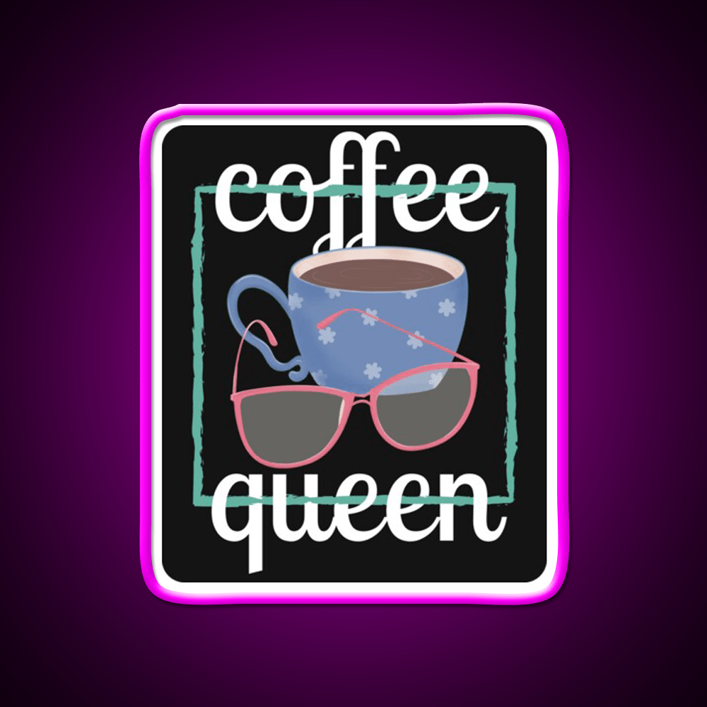 Coffee Queen For Coffee Lovers Cafe Led Neon Sign Espresso Bar Art Rgb Color - Shineneon