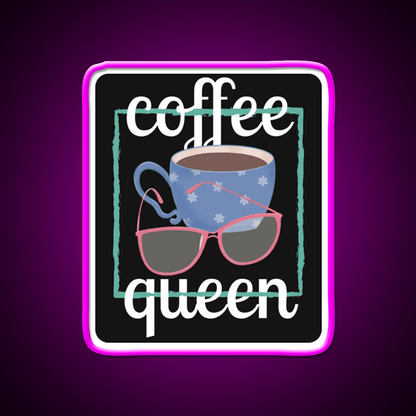 Coffee Queen For Coffee Lovers Cafe Led Neon Sign Espresso Bar Art Rgb Color - Shineneon
