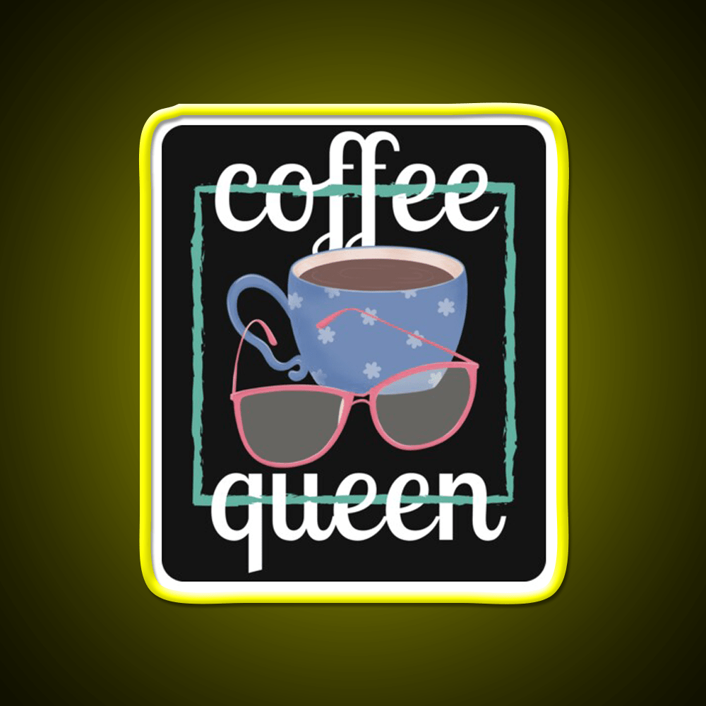 Coffee Queen For Coffee Lovers Cafe Led Neon Sign Espresso Bar Art Rgb Color - Shineneon