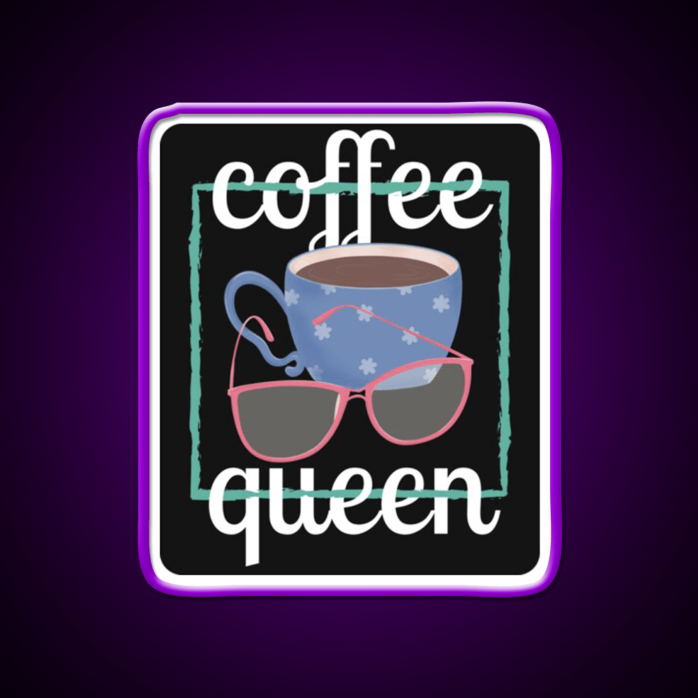 Coffee Queen For Coffee Lovers Cafe Led Neon Sign Espresso Bar Art Rgb Color - Shineneon