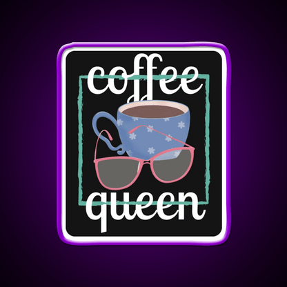 Coffee Queen For Coffee Lovers Cafe Led Neon Sign Espresso Bar Art Rgb Color - Shineneon