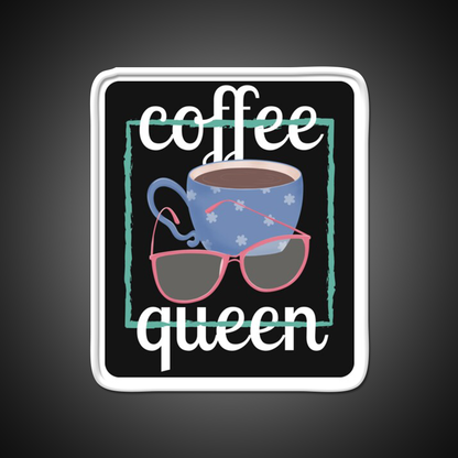 Coffee Queen For Coffee Lovers Cafe Led Neon Sign Espresso Bar Art Rgb Color