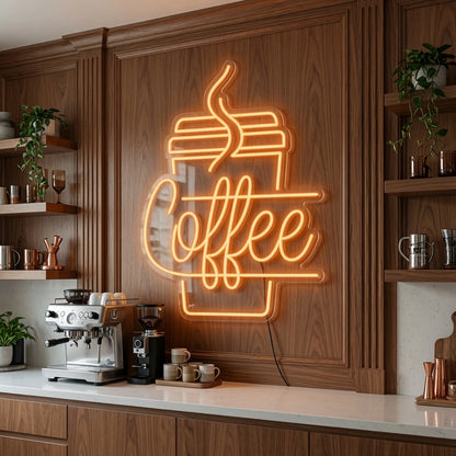 Coffee Restaurant Wall Decor LED Neon Sign - 02 High-Converting Product Image