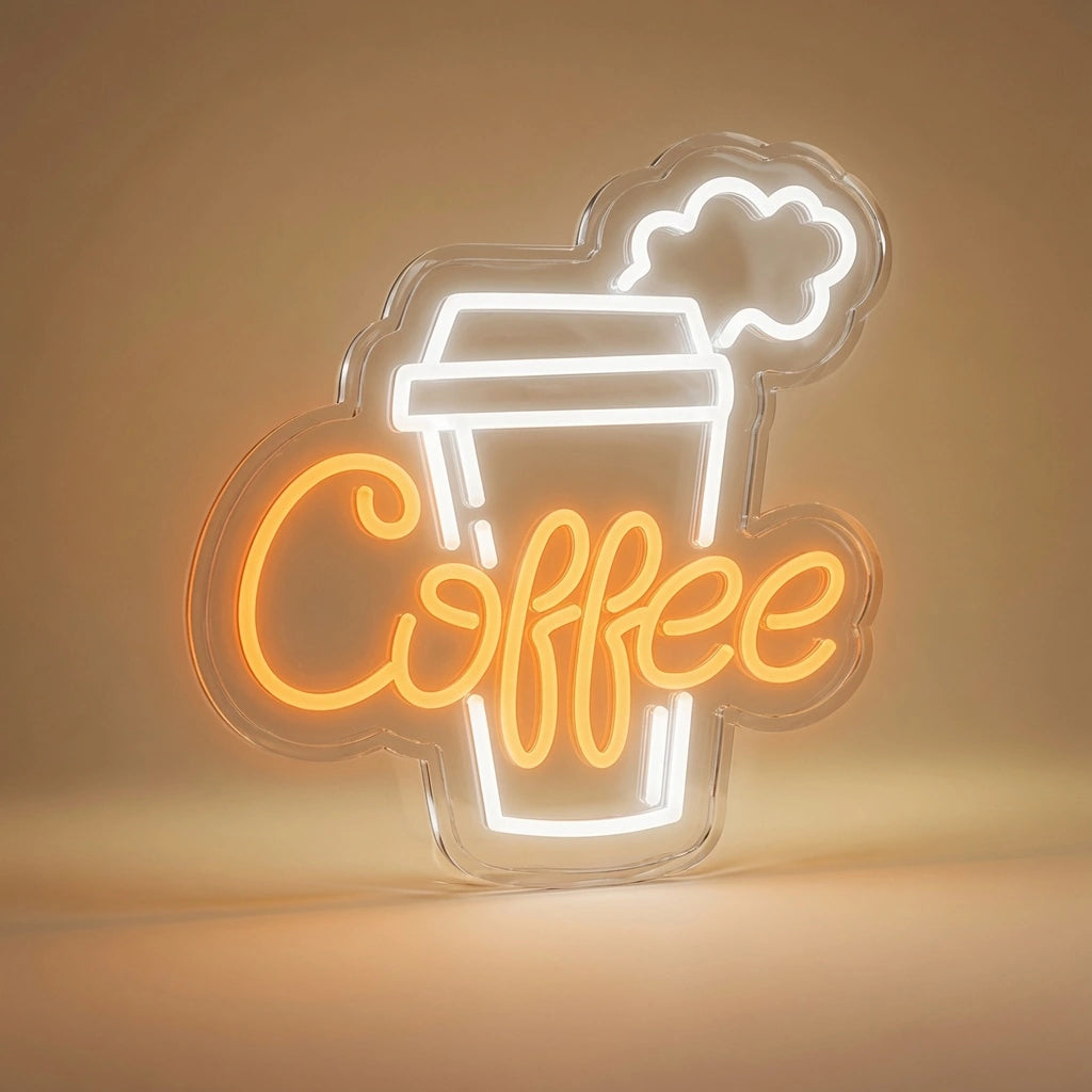 Coffee Retail Wall Decor LED Neon Sign - 01 Original Product Image