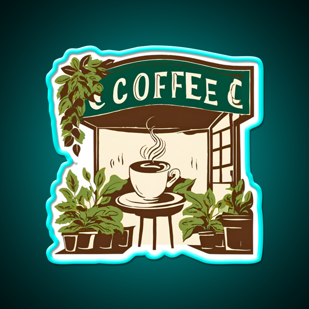 Coffee Shop Cafe Led Neon Sign Espresso Bar Art Rgb Color