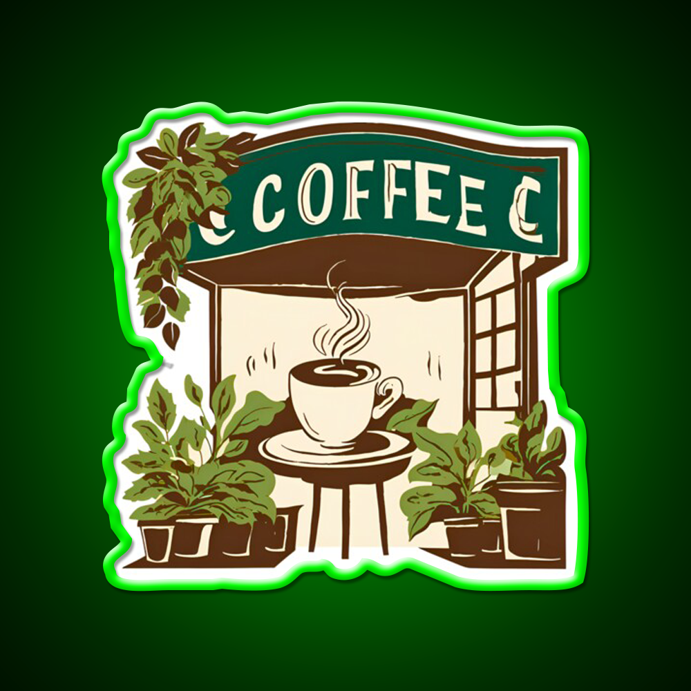 Coffee Shop Cafe Led Neon Sign Espresso Bar Art Rgb Color