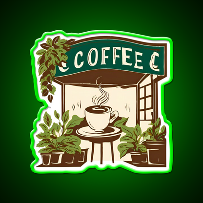 Coffee Shop Cafe Led Neon Sign Espresso Bar Art Rgb Color