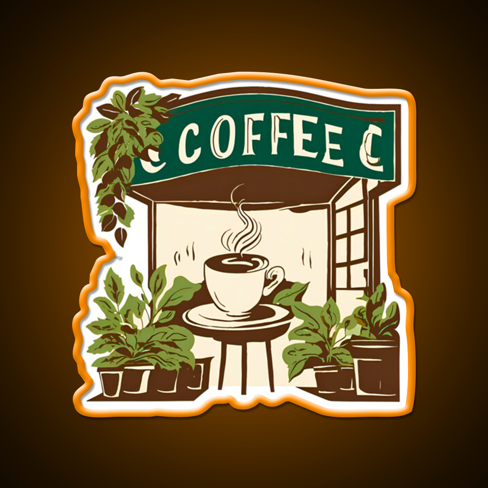 Coffee Shop Cafe Led Neon Sign Espresso Bar Art Rgb Color