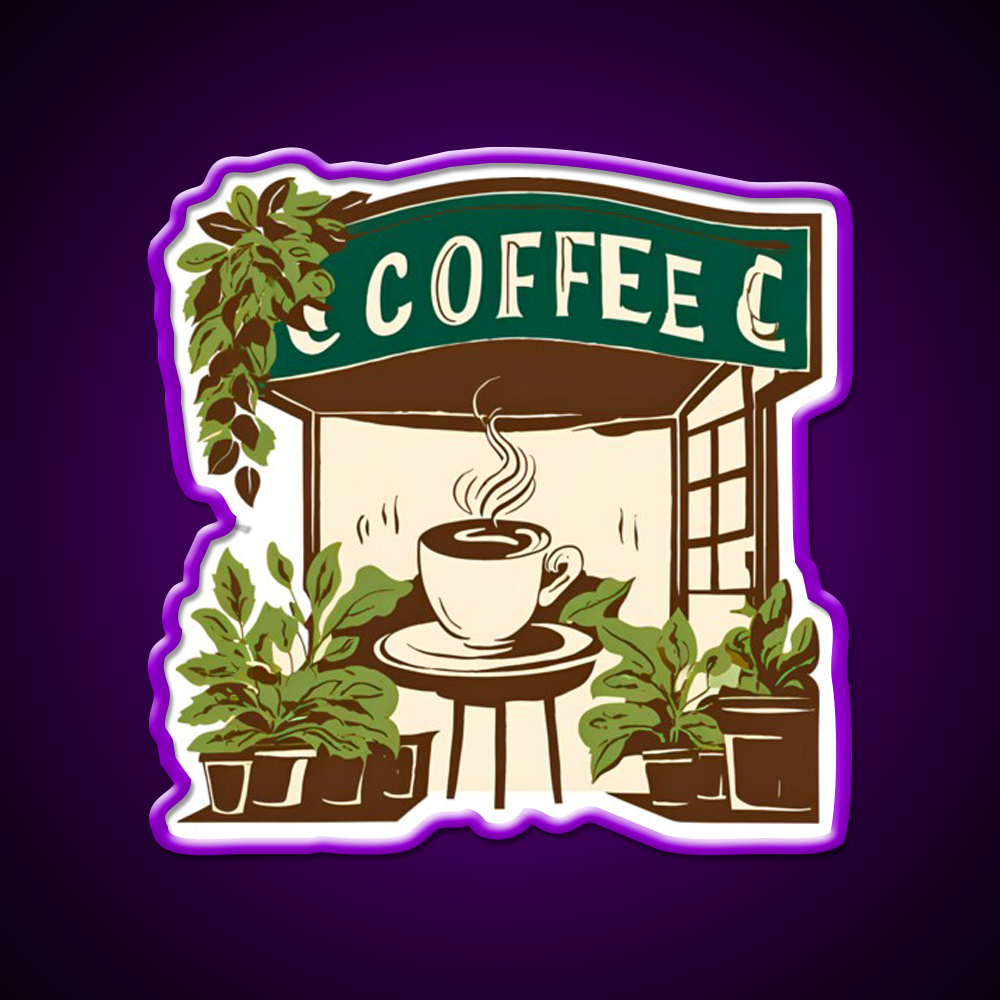 Coffee Shop Cafe Led Neon Sign Espresso Bar Art Rgb Color