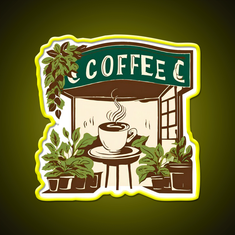 Coffee Shop Cafe Led Neon Sign Espresso Bar Art Rgb Color