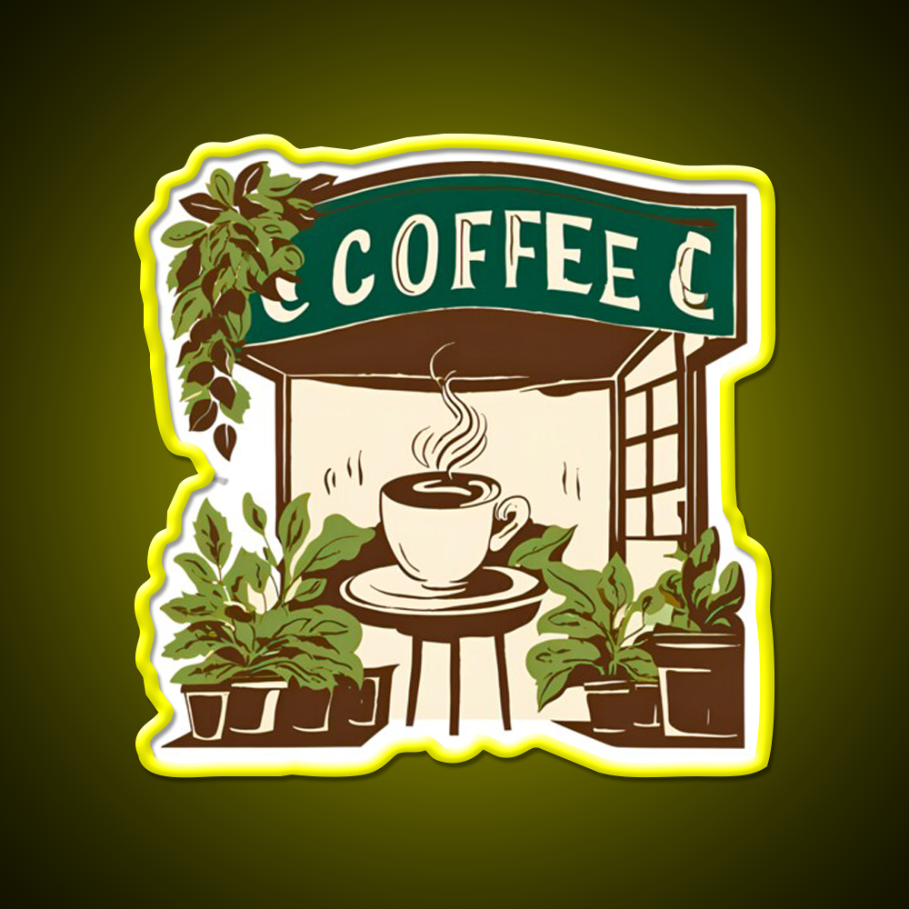 Coffee Shop Cafe Led Neon Sign Espresso Bar Art Rgb Color