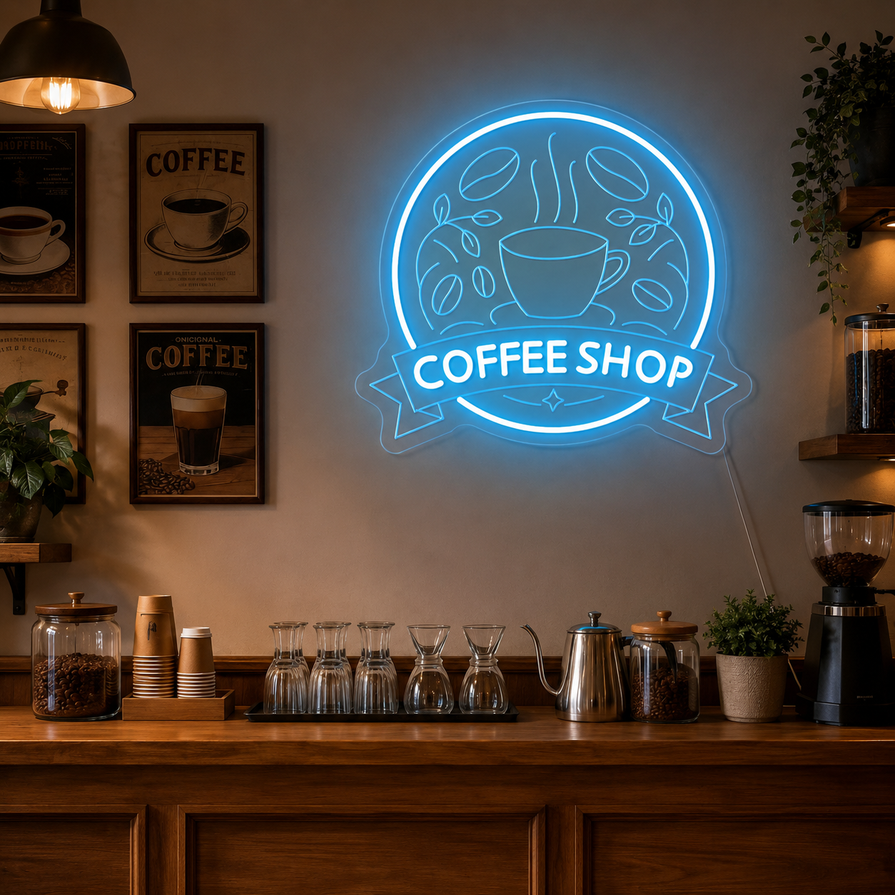 Coffee Shop LED Neon Sign Wall Neon Sign - 01 Original Product Image