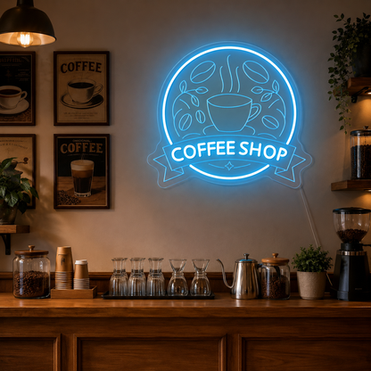 Coffee Shop LED Neon Sign Wall Neon Sign - 01 Original Product Image