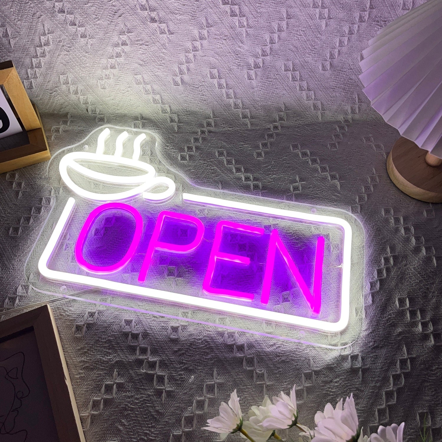 Coffee Shop Open Neon Sign Business Decorations | Shineneon