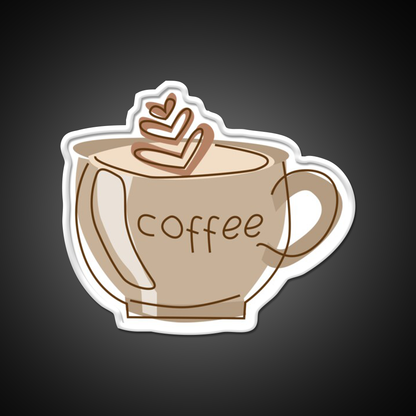 Coffee Snack Food Led Neon Sign Rgb Color