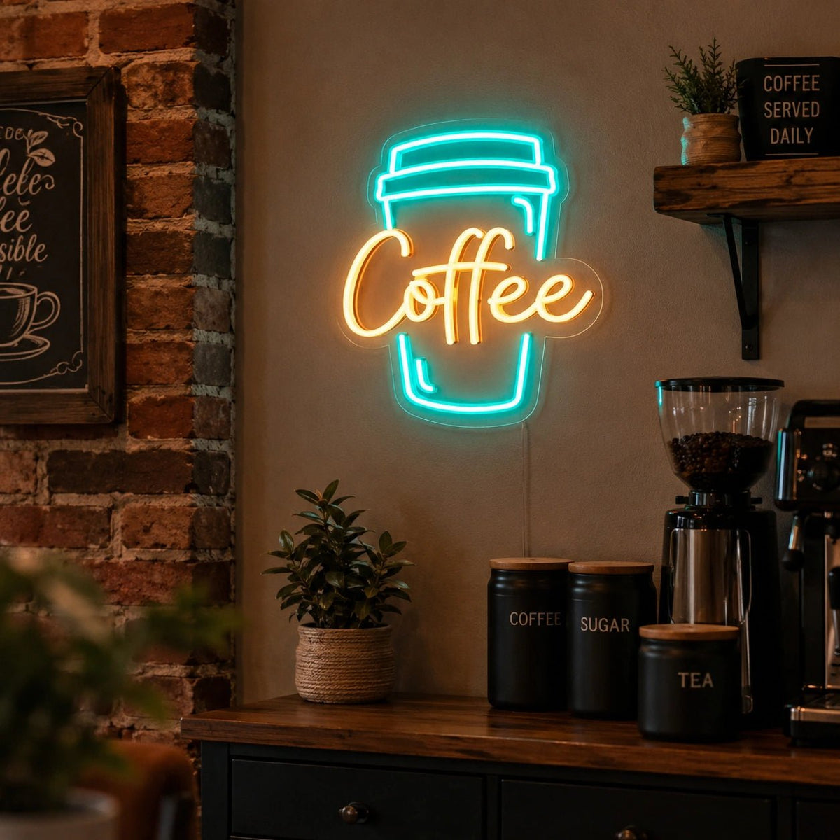 Coffee Takeaway Cup LED Neon Sign - Shineneon