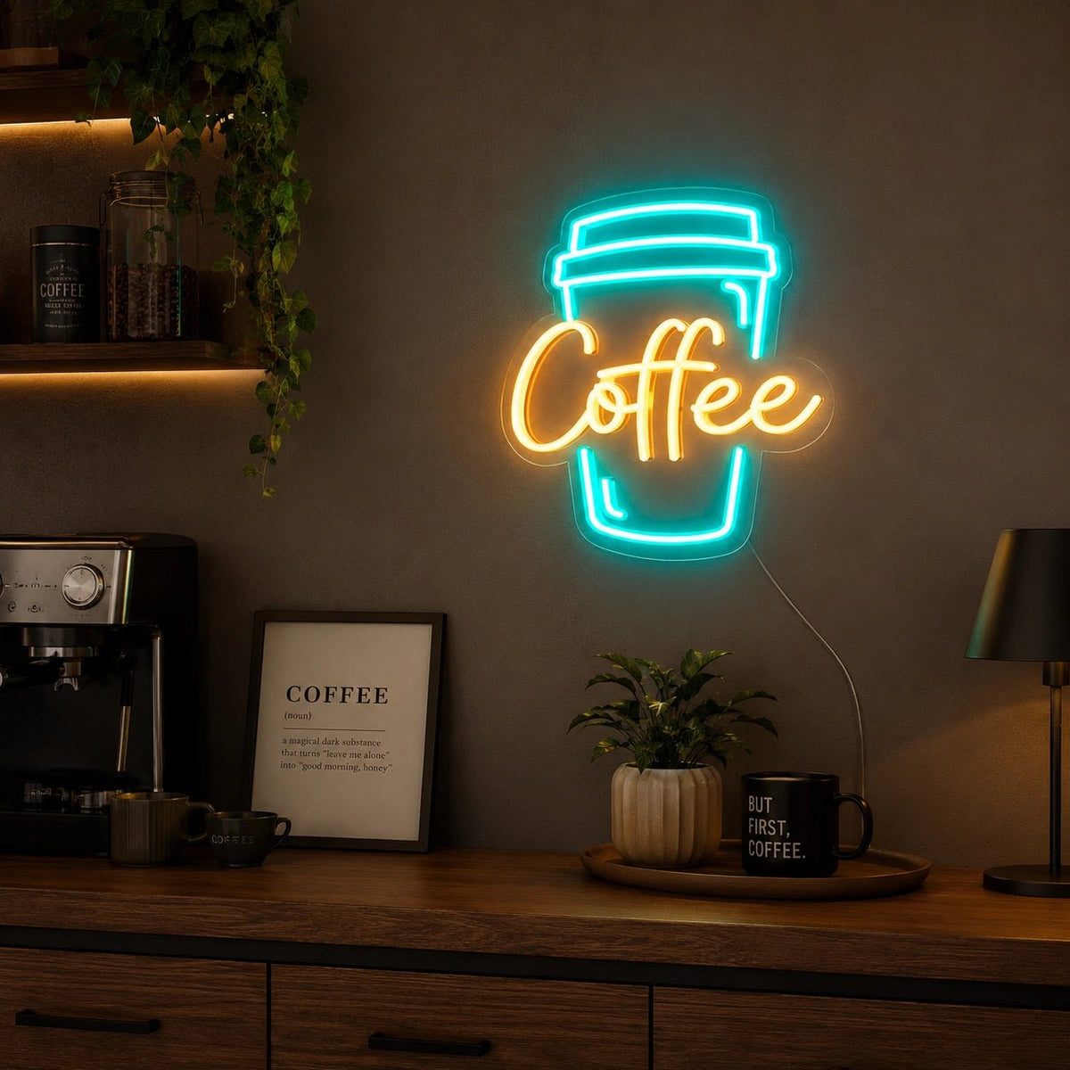 Coffee Takeaway Cup LED Neon Sign - Shineneon