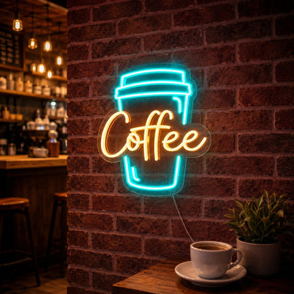 Coffee Takeaway Cup LED Neon Sign - Shineneon