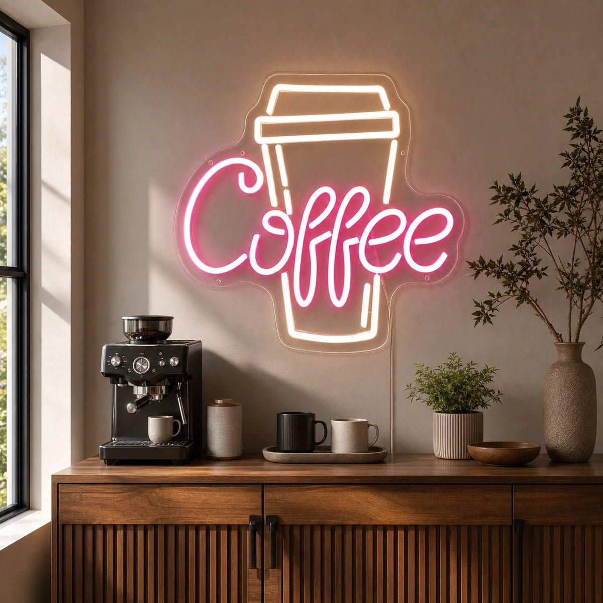 Coffee Takeaway Cup LED Neon Sign Man Cave Neon Sign - Shineneon