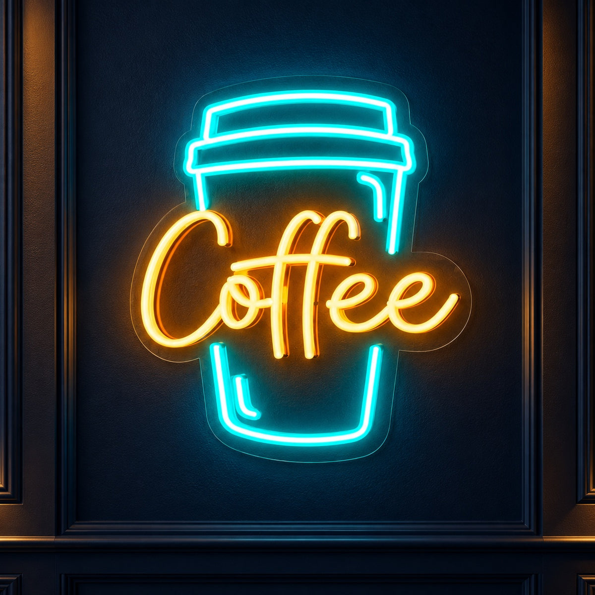 Coffee Takeaway Cup LED Neon Sign - product hero