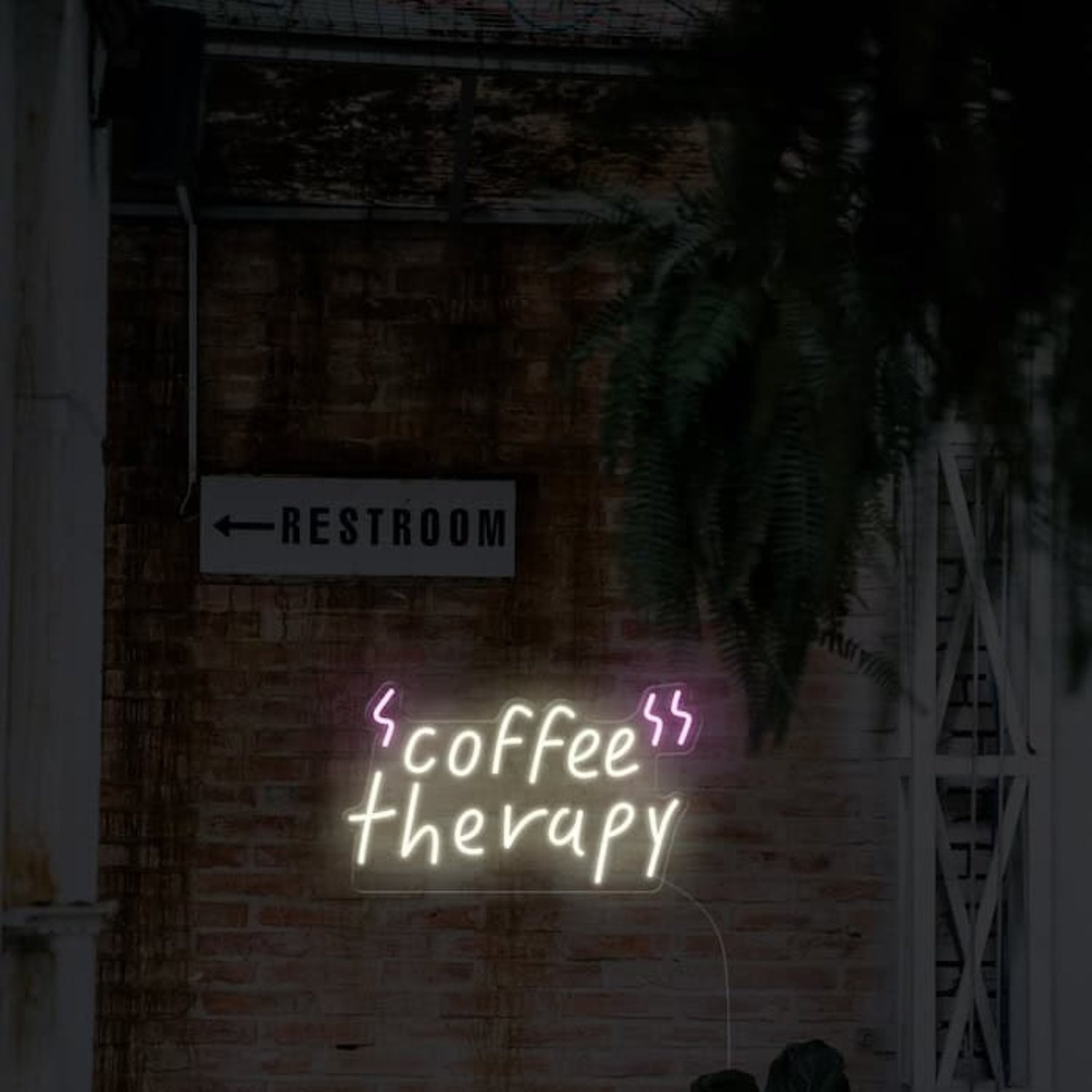 Coffee Therapy Led Neon Sign Wall Art | Shineneon
