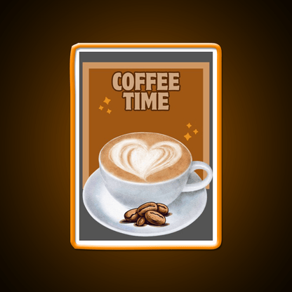 Coffee Time Cafe Led Neon Sign Espresso Bar Art Rgb Color - Shineneon