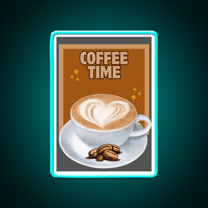 Coffee Time Cafe Led Neon Sign Espresso Bar Art Rgb Color - Shineneon