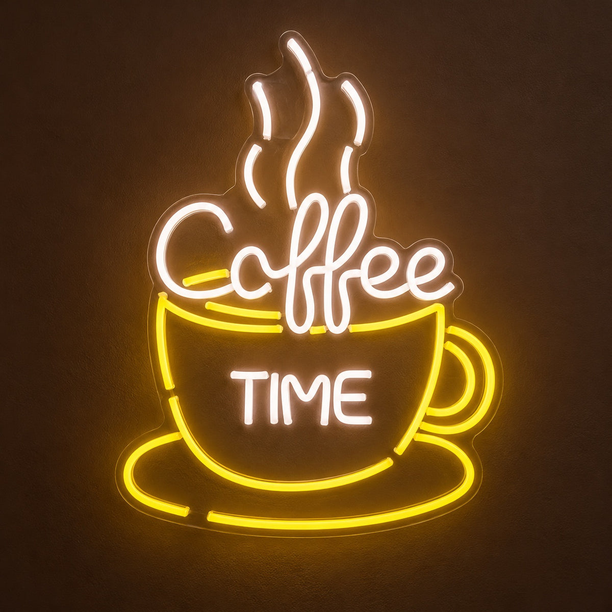 Coffee Time Cup LED Neon Sign - product hero